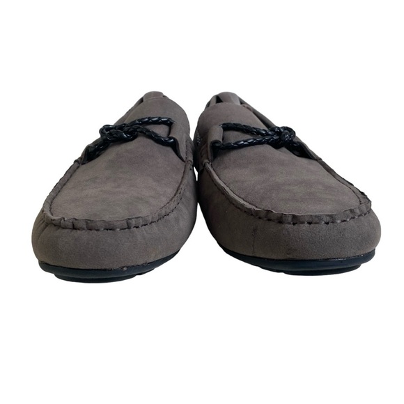 Vance Co Tyrell Mens 10.5 US Slip On Loafers Gray Tru‎ Comfort Foam Driving Shoe - Picture 9 of 15